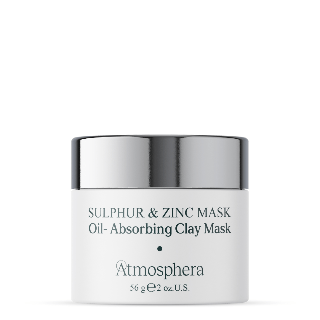 Sulphur & Zinc Mask - Deep Pore Cleansing Clay with Eucalyptus + Witch Hazel - Atmosphera